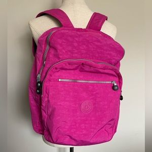 Kipling Hot Pink Backpack Laptop Sleeve